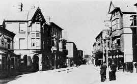 Sutton-in-Ashfield, View of Low Street from Market Place c1900