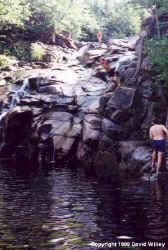 Christopher at Mary Ann Falls, Cape Breton Highlands