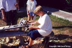 Shake making at Port Royal, NS
